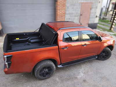 Крышка HAL 4-х секционная D-Max 2021+, кузов: RG-01 4S PRO